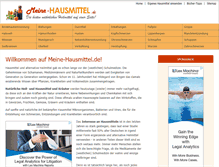 Tablet Screenshot of meine-hausmittel.de